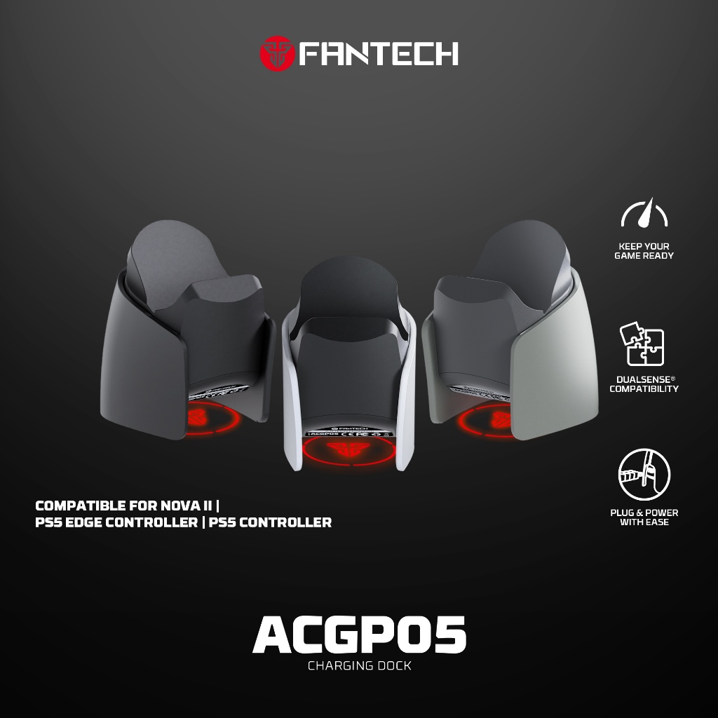 FANTECH ACGP05 CHARGING DOCK สําหรับ NOVA II,PS5 EDGE CONTROLLER,PS5 CONTORLLER