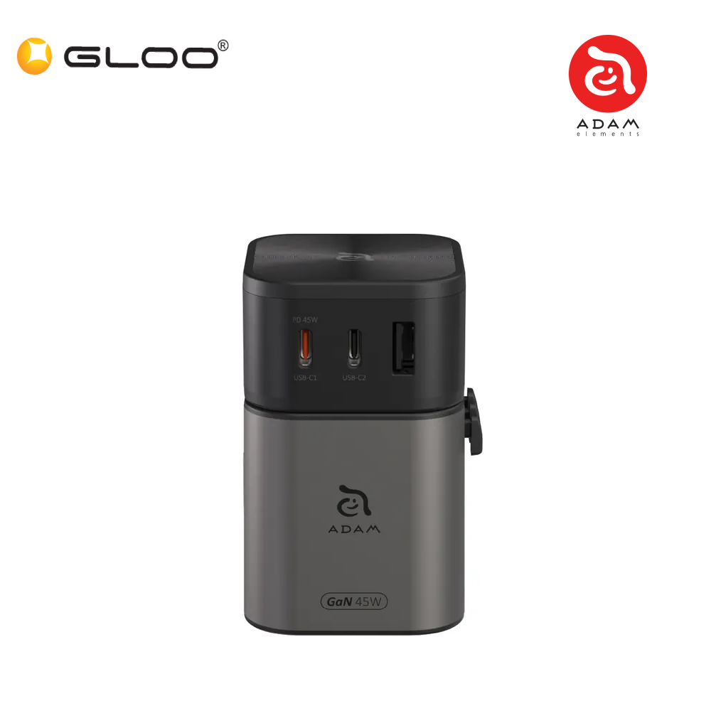 ADAM Elements OMNIA T45 45W Universal Travel Adapter