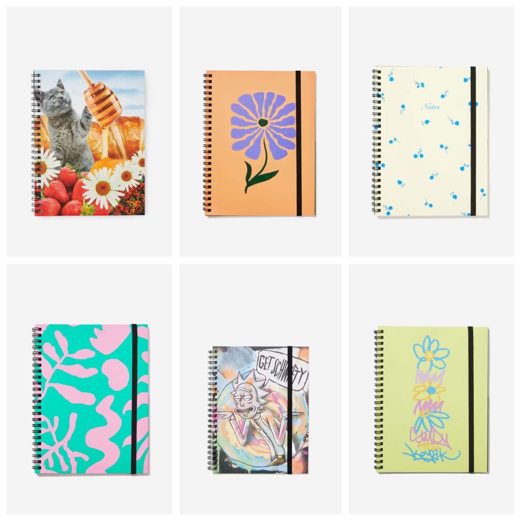 TYPO A5 / a4 Spinout Notebook Recycled / Campus Notebook Recycled.