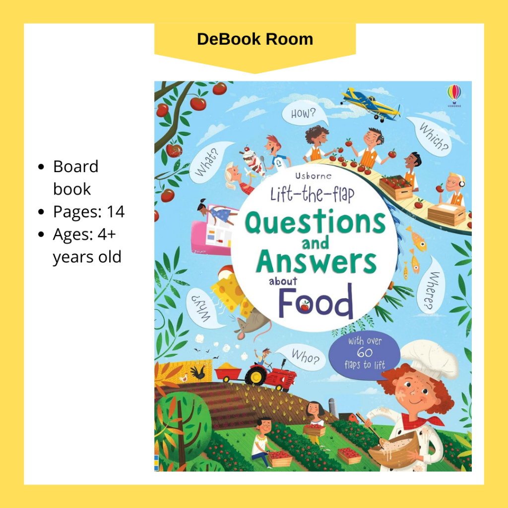 Usborne Lift-the-flap Questions และคําตอบเกี่ยวกับอาหาร