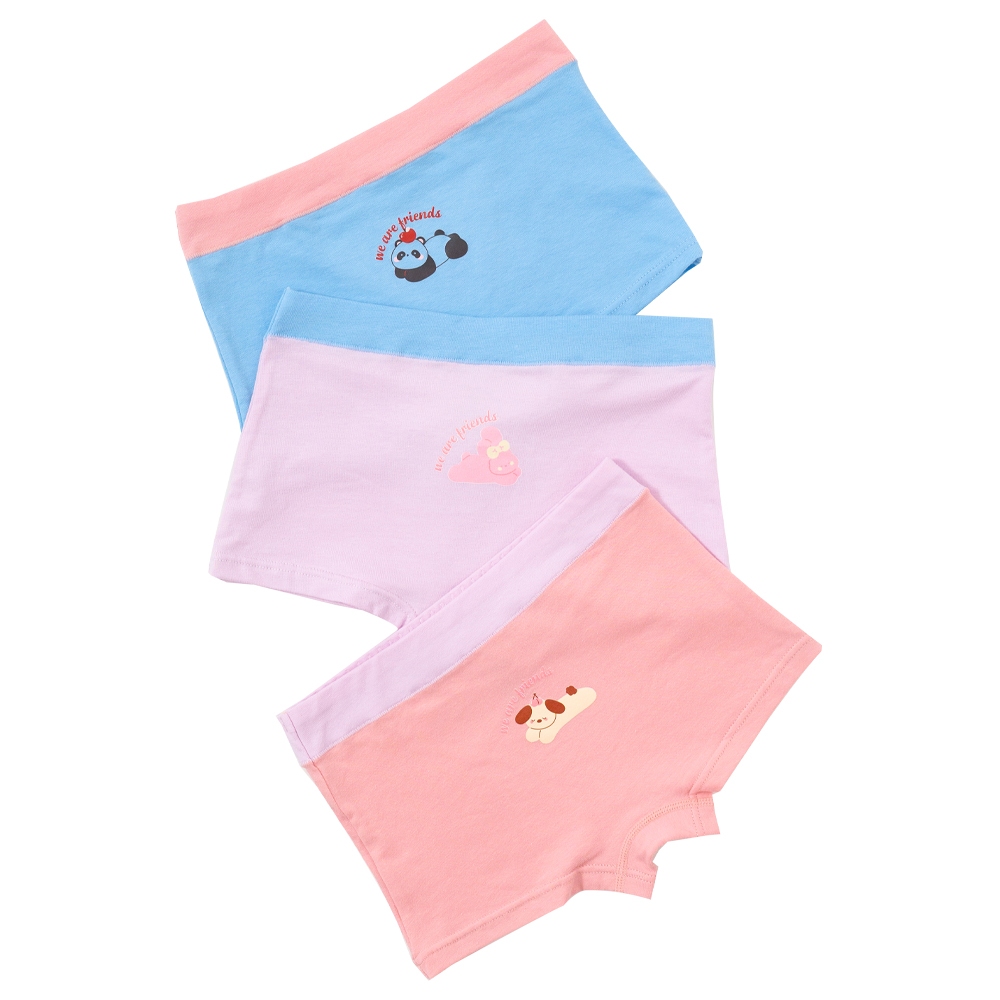 Young Hearts Young Curves Junior We are Friends Boxshorts กางเกง 3 ชิ้นชุด C24-200088