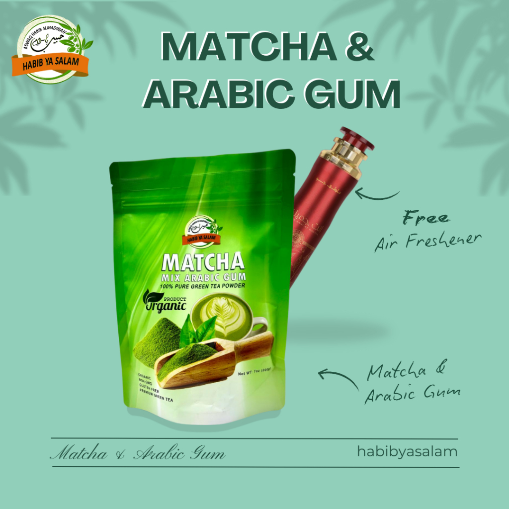 MATCHA ARABIC GUM HABIB AL MADINAH