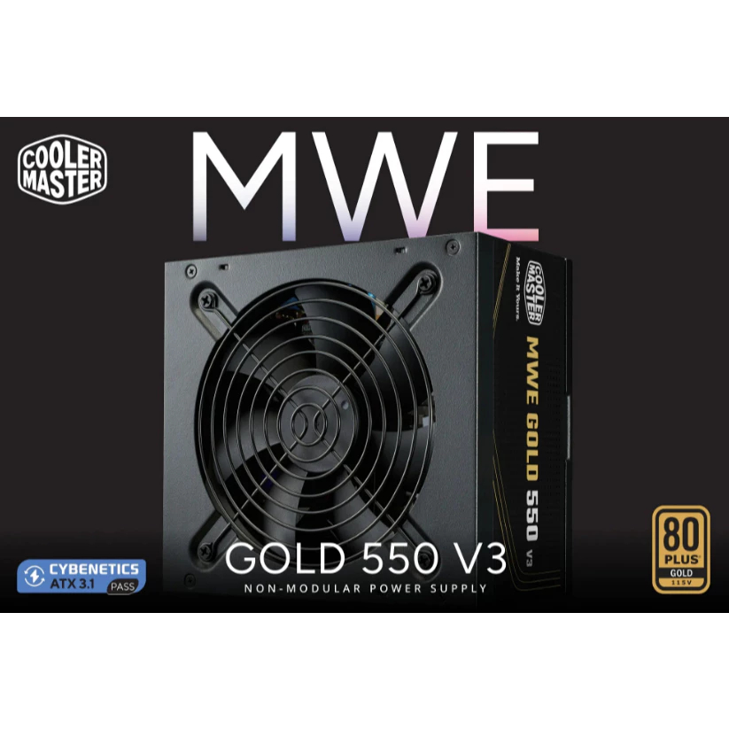 Cooler Master MWE NM Gold V3 ATX3.1 Series 80+ Gold PSU [ 550W / 650W / 750W / 850W ]