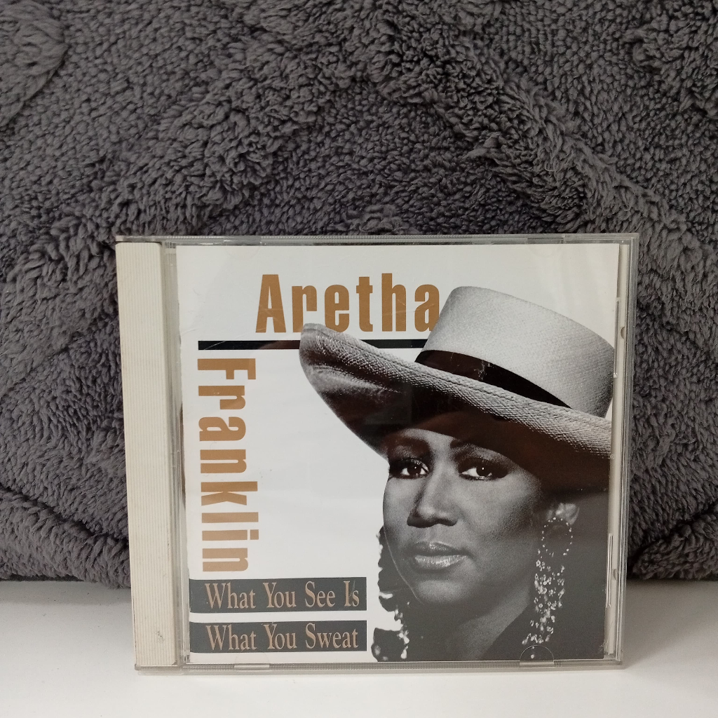 K7-38 CD TERPAKAI [ ARETHA FRANKLIN - WHAT YOU SEE IS WHAT YOU SWEAT ] USED CD K7-38