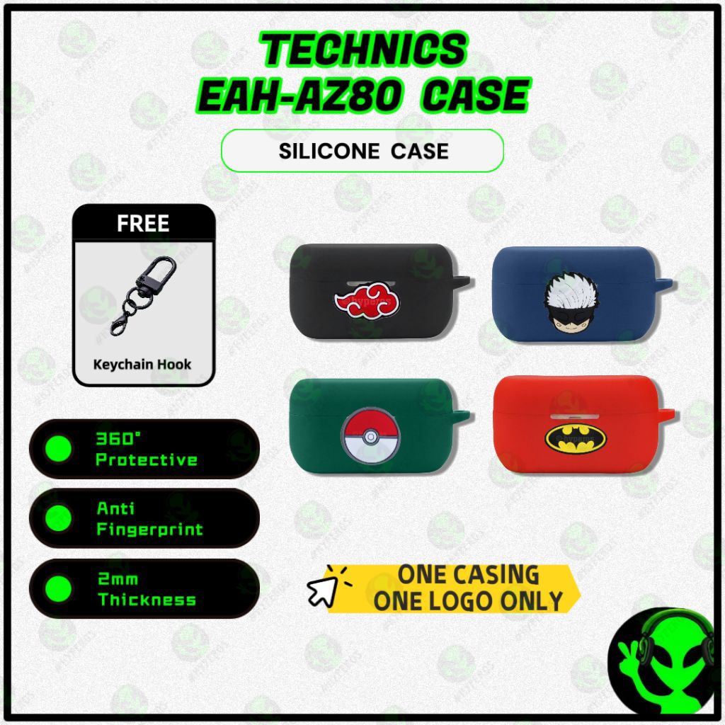 Technics EAH-AZ80 Case Wireless Earbud Protective Shell Soft Silicone Case Technics AZ80 Case