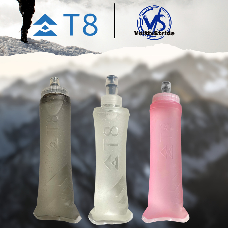 T8 Sherpa Botol Air Lembut Soft Flask 250ml / 500ml – Running Hiking Trail & Outdoor Sports