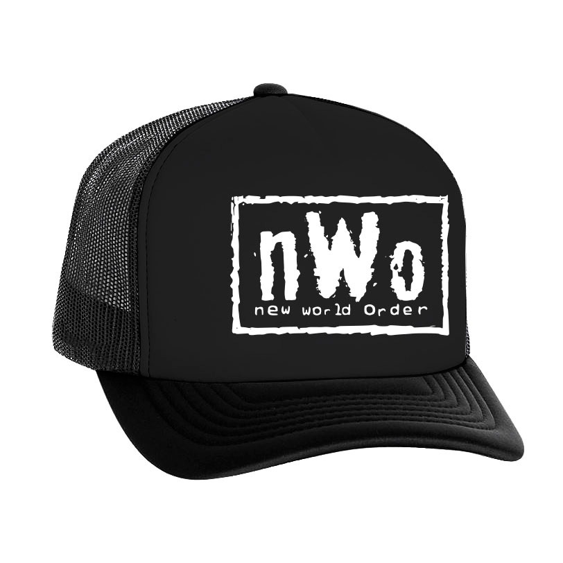 WWE NWO Wrestling Topi หมวกทรัค Snapback แบบปรับได้