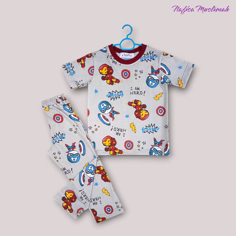 BOY SLEEPWEAR Boys SLEEPWEAR / Cartoon SLEEPWEAR 1 - 12 ปี / Cotton