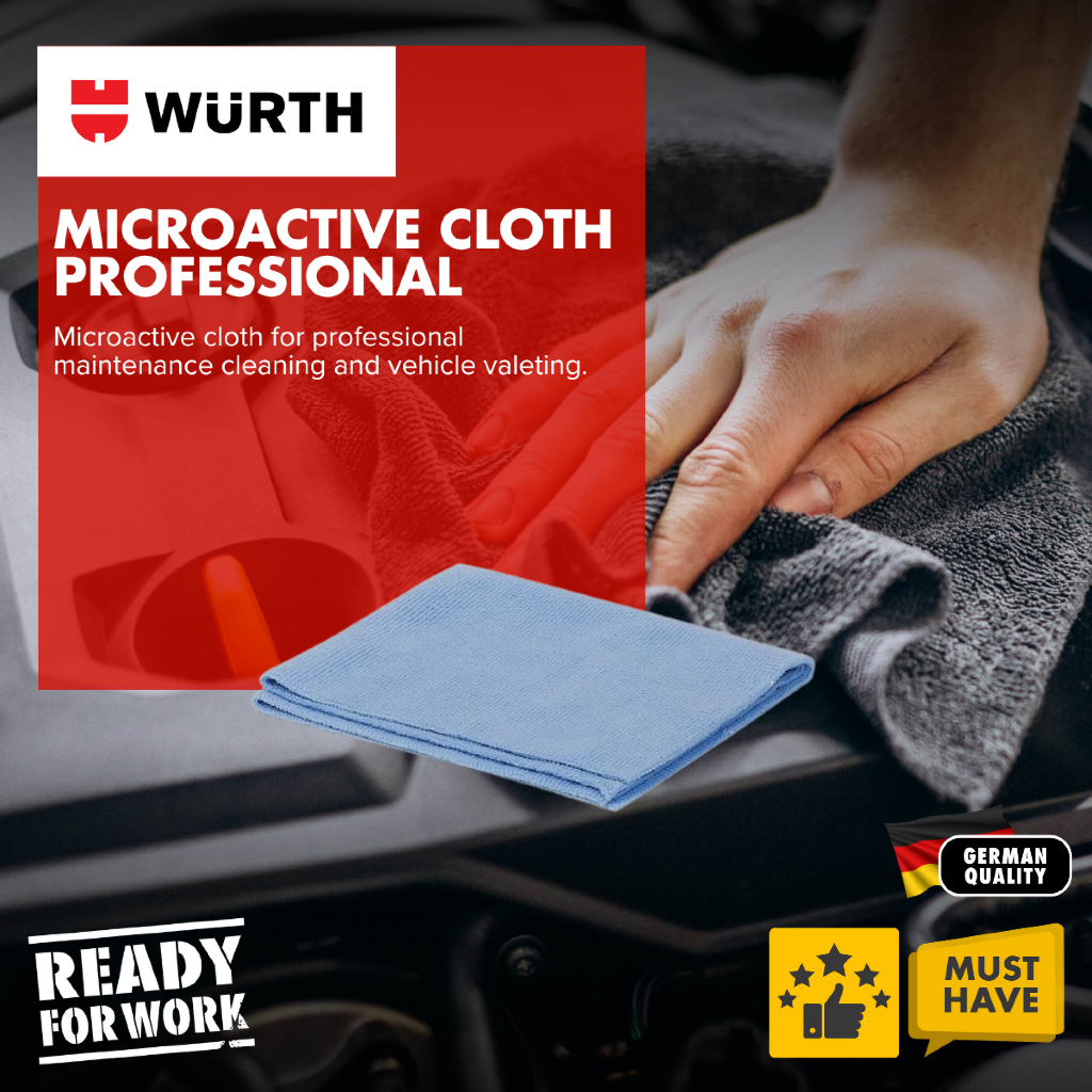 Wurth Microactive Cloth Professional l Wurth Kain Mikroakf Profesional l Wurth อุปกรณ์微维布