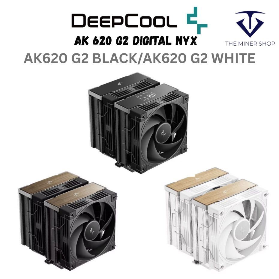 DEEPCOOL AK620 G2 CPU air cooler dual tower 6 ท่อความร้อนสําหรับ LGA1851/1700/1200/115x/AM5/AM4