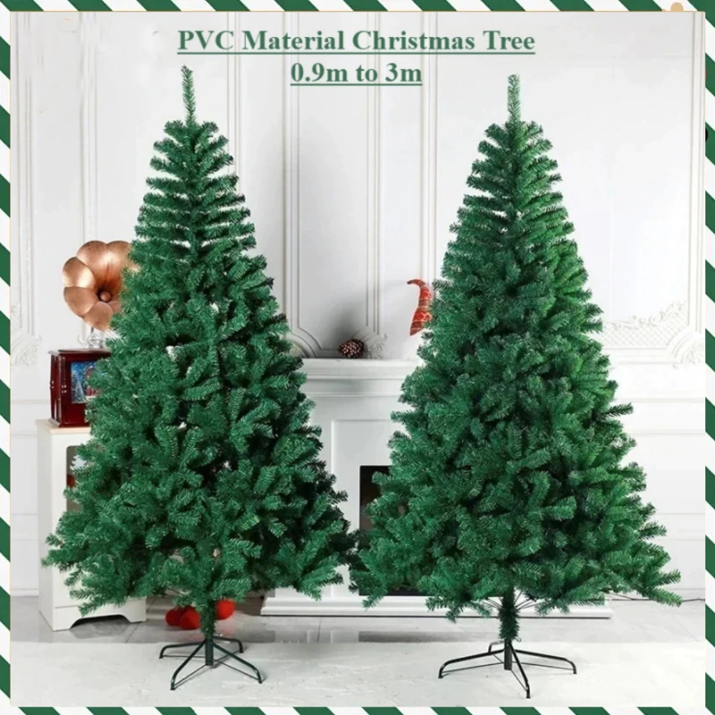 240 ซม. 5/6/7/8ft Merry Christmas Tree ขาตั้งโลหะต้นคริสต์มาสตกแต่งวันหยุด 圣树 pokok Darismas