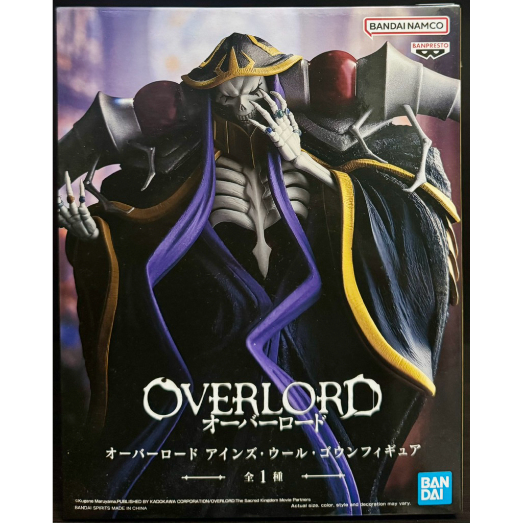 BANPRESTO OVERLORD AINZ OOAL GOWN รูป