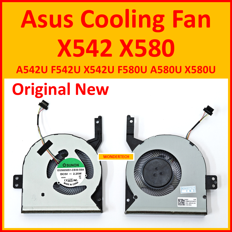 Asus X542 X580 พัดลมระบายความร้อน CPU A542U F542U X542U F580U A580U X580U