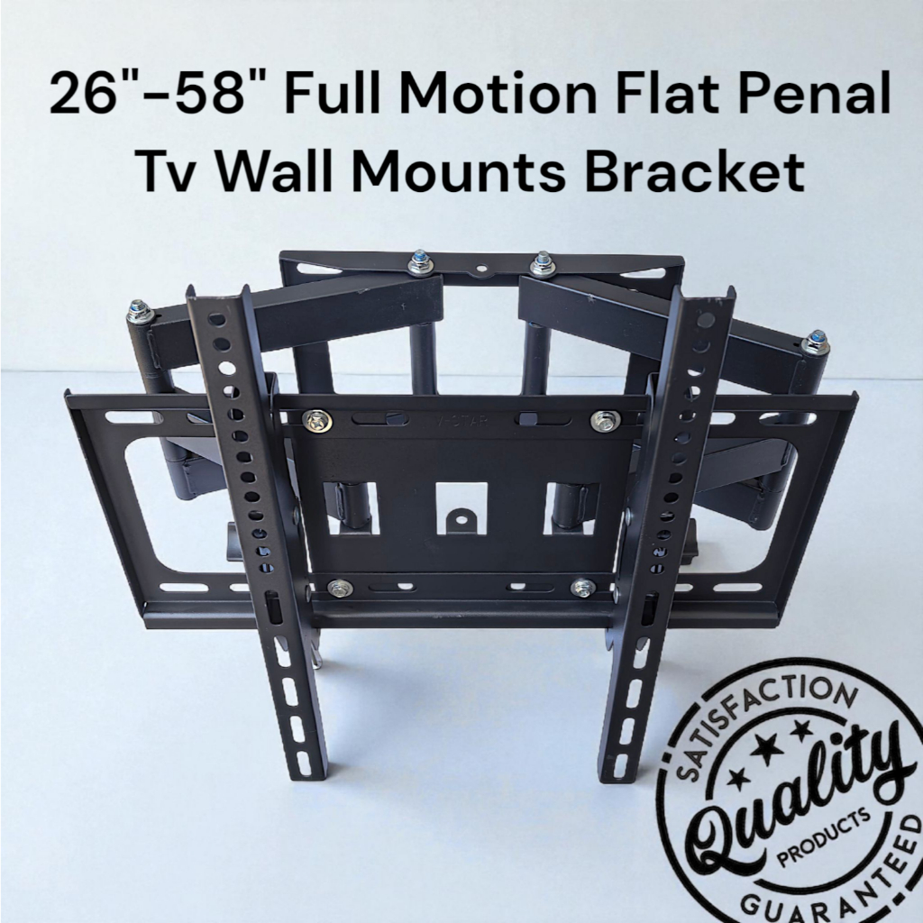 Universal Double Arm แผงแบนยืดหยุ่น Full Motion Wall Mount Bracket สําหรับ 26 "ถึง 58" Lcd Led Tv-CP