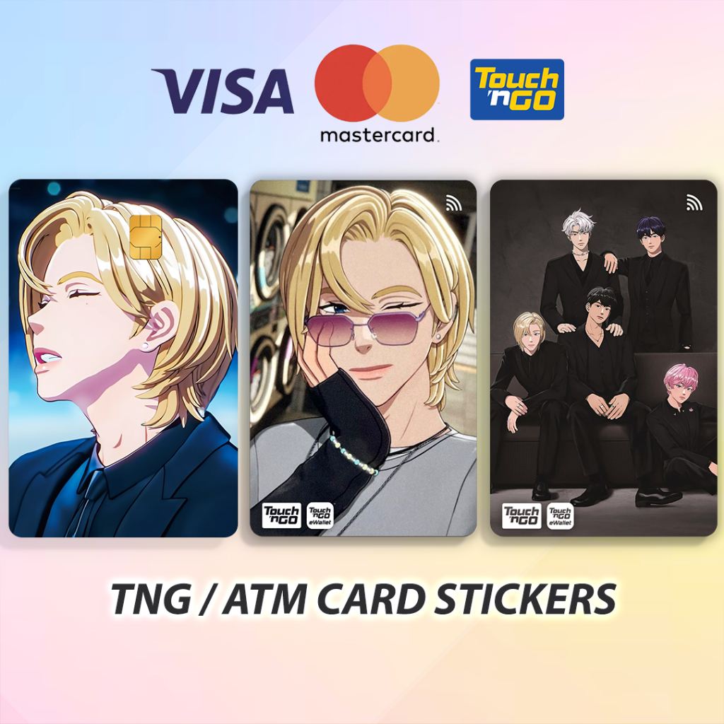 Plave - สติ๊กเกอร์ Touch n Go TnG Skincard สําหรับ TnG / ATM / บัตรเครดิต / การเข้าถึงการ์ด