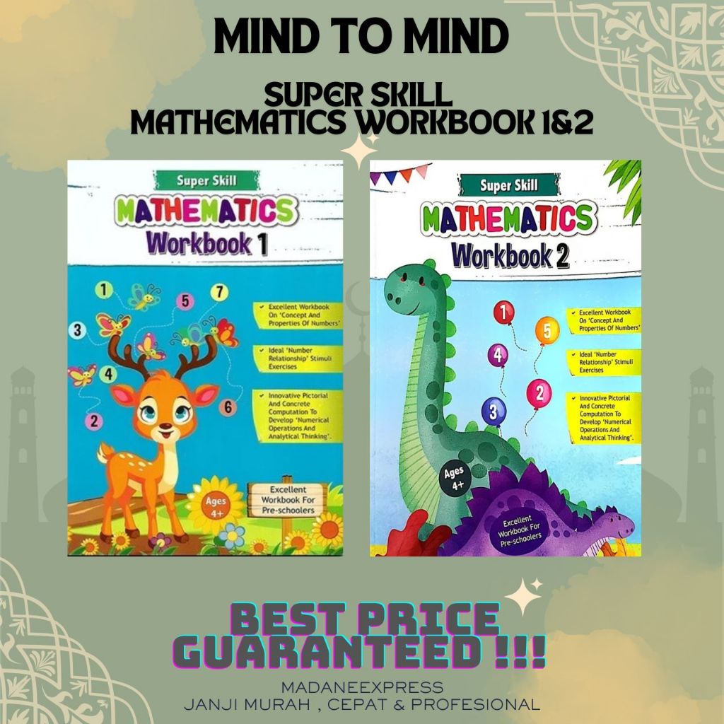 [XPRESS] MIND TO MIND : SUPER SKILL MATHEMATICS WORKBOOK 1&2