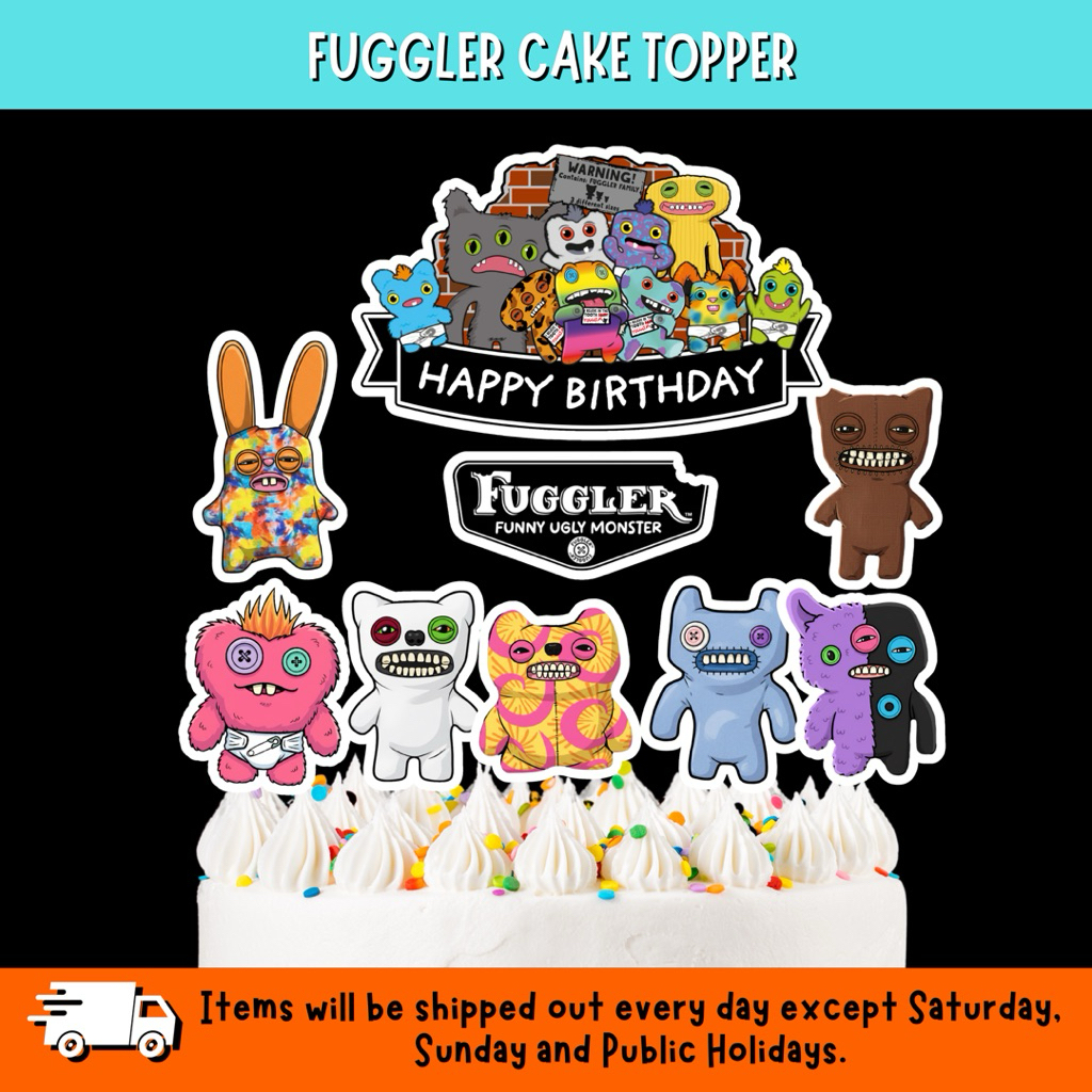 FUGGLER เค้ก TOPPER / FUGGLER เค้กตกแต่ง