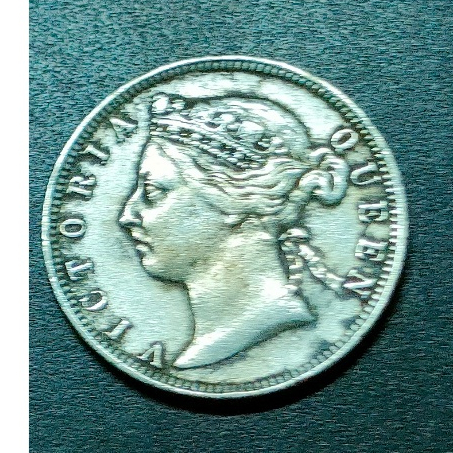 Straits Settlement Queen Victoria 20 Cent 1896