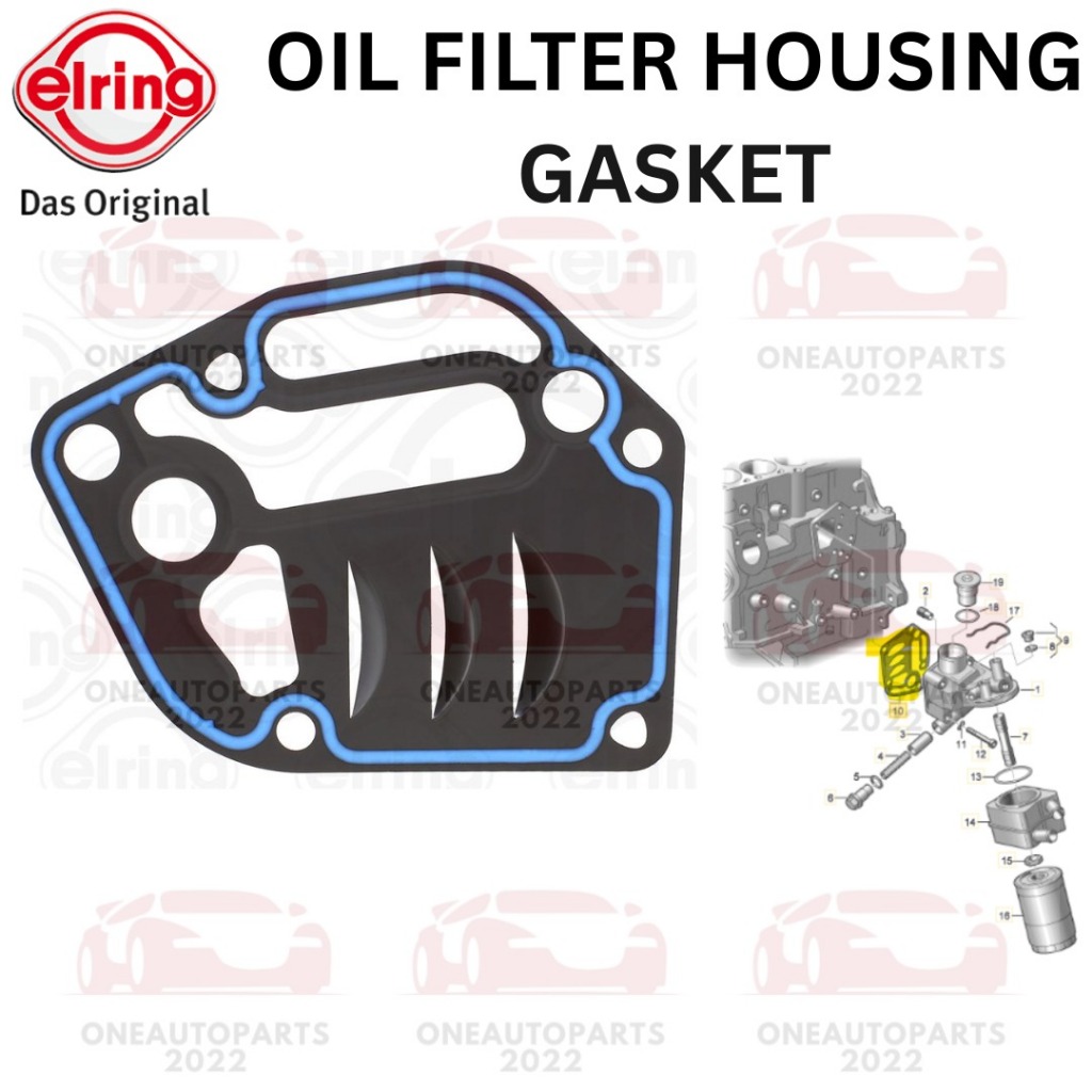 ELRING GERMANY กรองน้ํามัน HOUSING GASKET AUDI TT 1.8T mk1 (8N3) AUDI A4 1.8T (8E2) B6