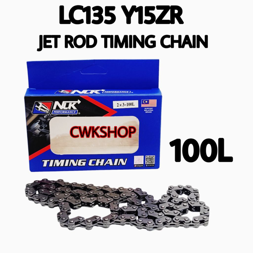 NLK TIMING CHAIN LC135 Y15ZR RACING JET ROD TIMING CHAIN NLK