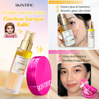 SKINTIFIC Radiance Booster Serum Spray Essence and oil Glowing Serum muka Centella Fade Dark Spot Hydarte Skin Skincare