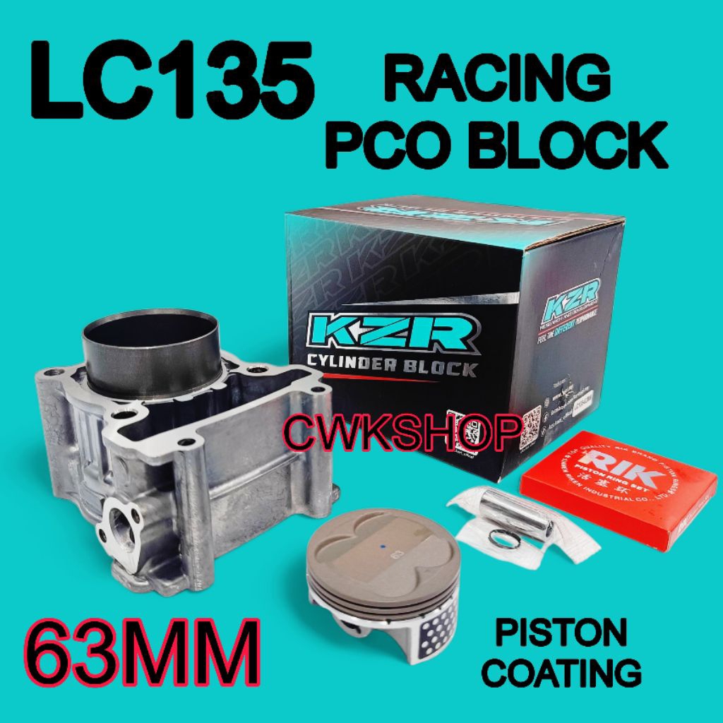 PCO BLOCK LC135 RACING BLOCK PCO 60MM 62MM 63MM KZR PCO BLOCK LC135