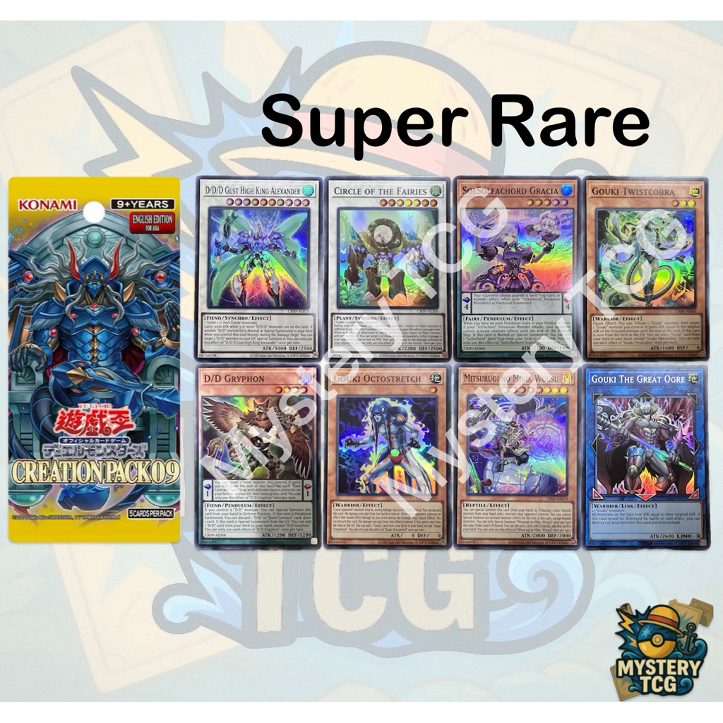 YUGIOH [EN] - [Super (SR)] - [CR09: Creation Pack 09]