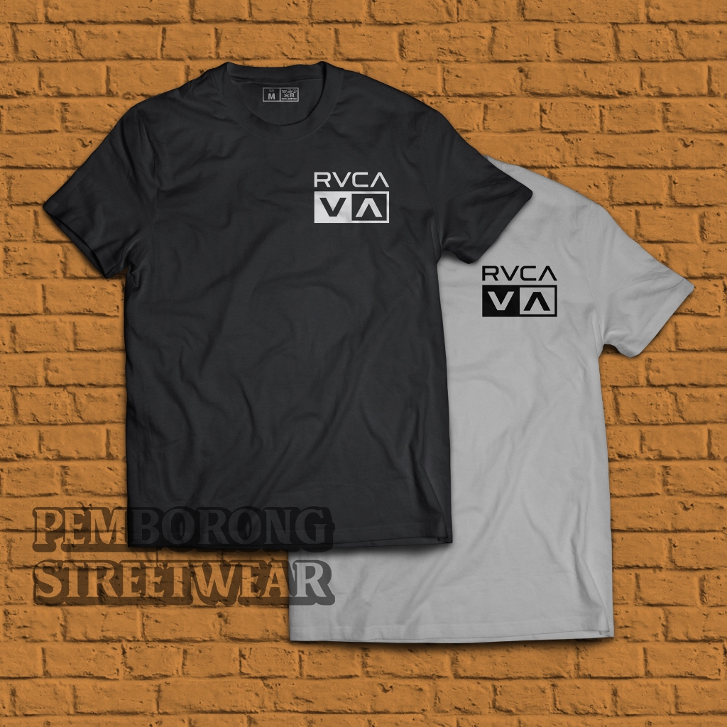 190gsm เสื้อยืดแบรนด์ RVCA