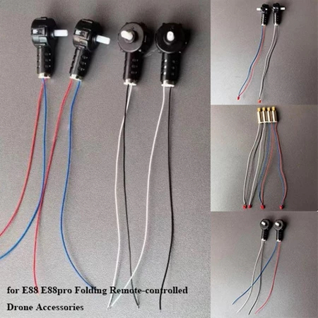 โดรนมอเตอร์ 4 ชิ้นสําหรับ E88 E58 E99 Quadcopter อะไหล่ 2 คู่ AB CW CCW