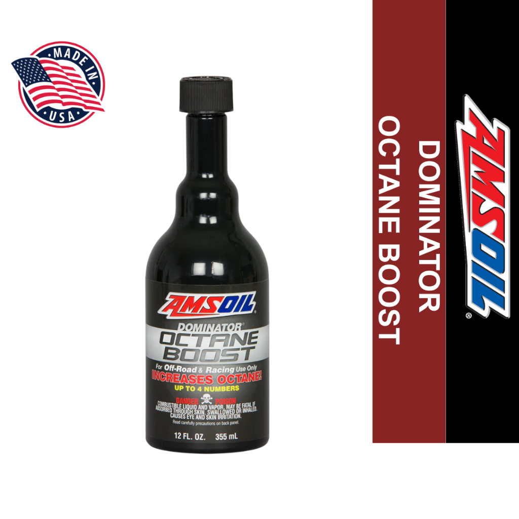 AMSOIL Octane Boost 12oz (355ml) – สารเติมแต่งเชื้อเพลิง Octane Booster สําหรับประสิทธิภาพเครื่องยนต