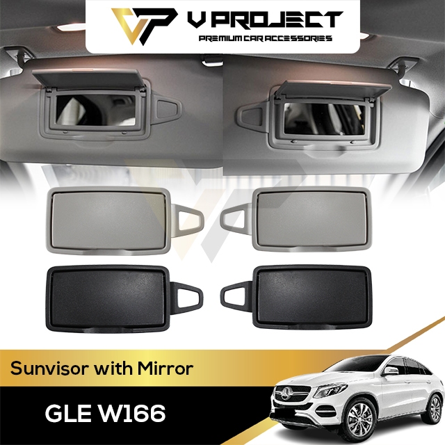Mercedes Benz GLE W166 GLE250d GLE300d 2015-2019 รถ Sun Shade Sun Visors กระจกเปลี่ยน V โครงการรถอุป