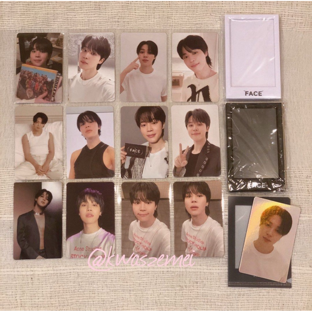 BTS Jimin - อัลบั้มเดี่ยวปิดผนึกใบหน้า / weverse pob lucky draw soundwave m2u powerstation pc