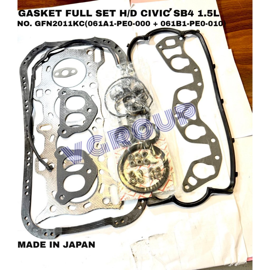 HONDA CIVIC SB4 1.5L (EW) FULL SET GASKET(061A1-PE00-000/061B1-PE0-000),H/D PT5(0611-[T5-000)