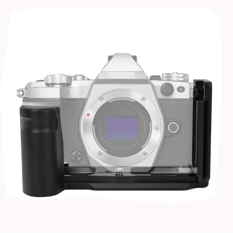 ปลอกแฮนด์พร้อมกรงเลื่อน Arca-Swiss รูปตัว L สําหรับ Olympus OMD EM5 II EM5 mark2