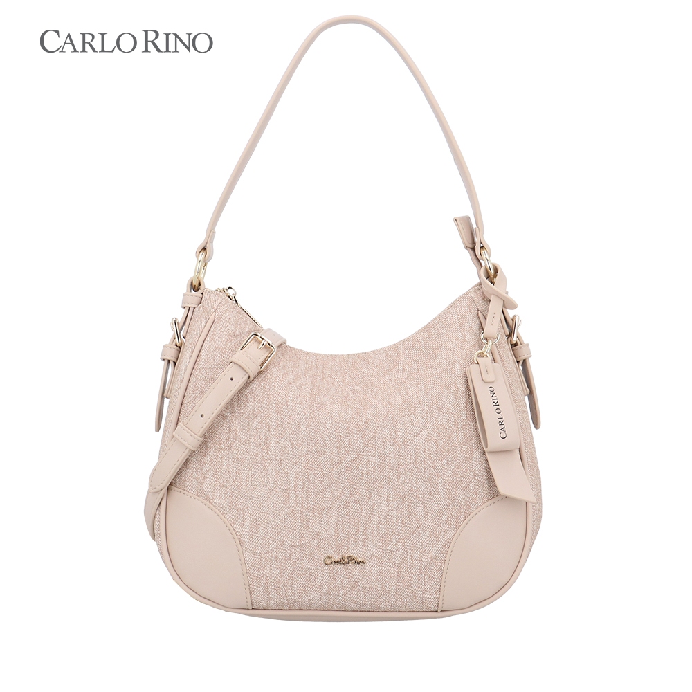 Carlo Rino CR Amelia Tote Bag - สีนู้ด