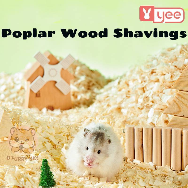 YEE Poplar Wood Shaving Hamster Bed 1KG