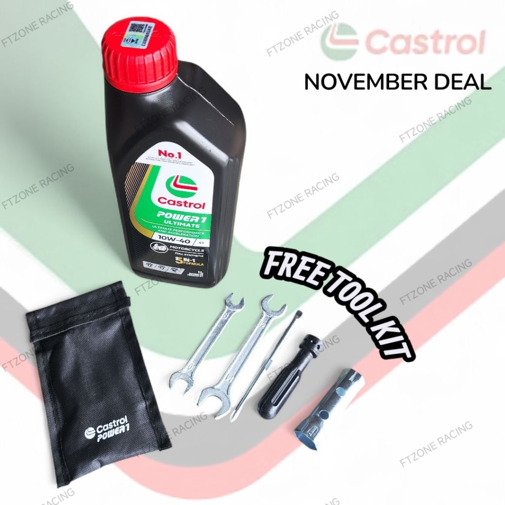 CASTROL POWER1 Ultimate 10w40 4T สังเคราะห์แท้