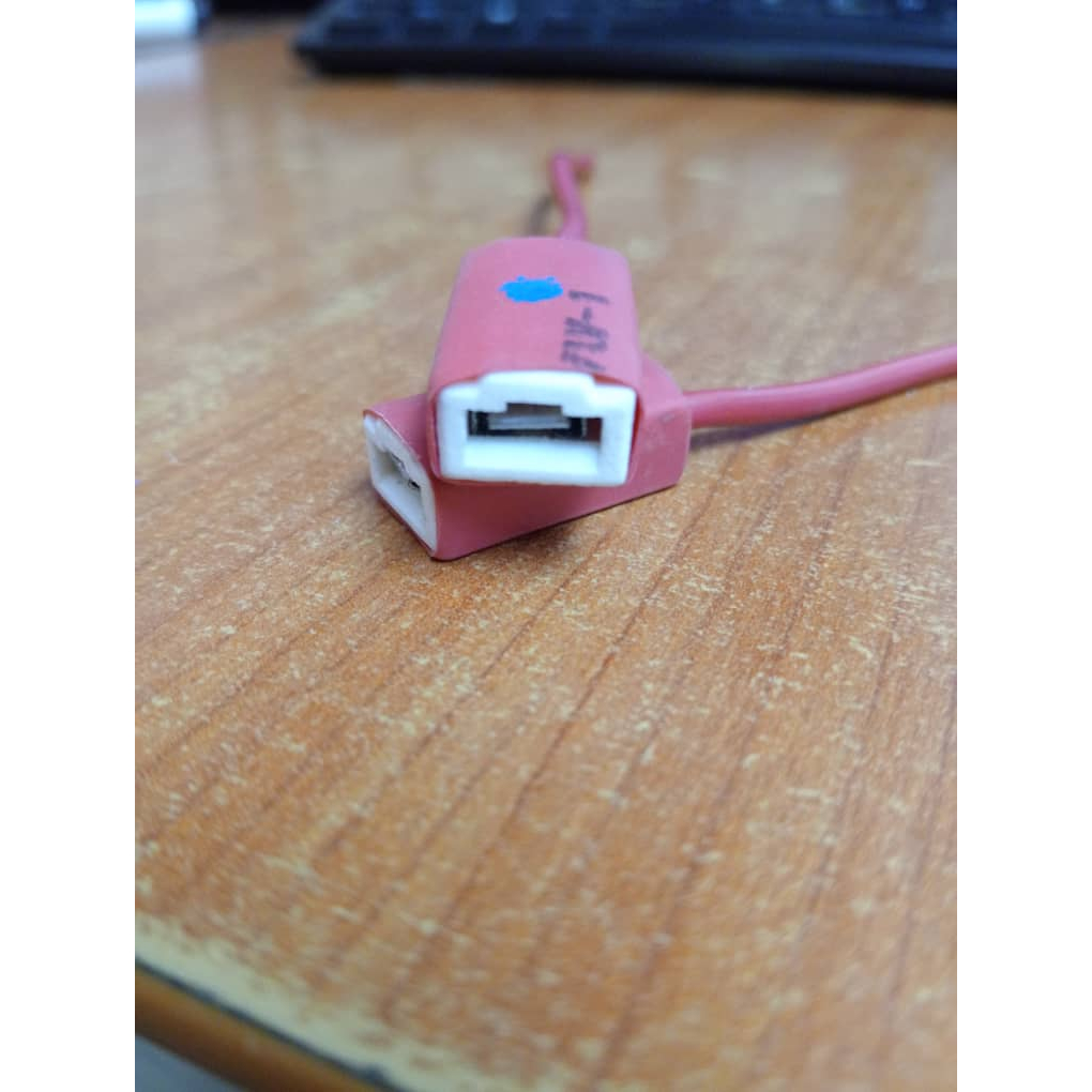 (SOCKET LAMPU H1)BULB SOCKET H1 เซรามิค