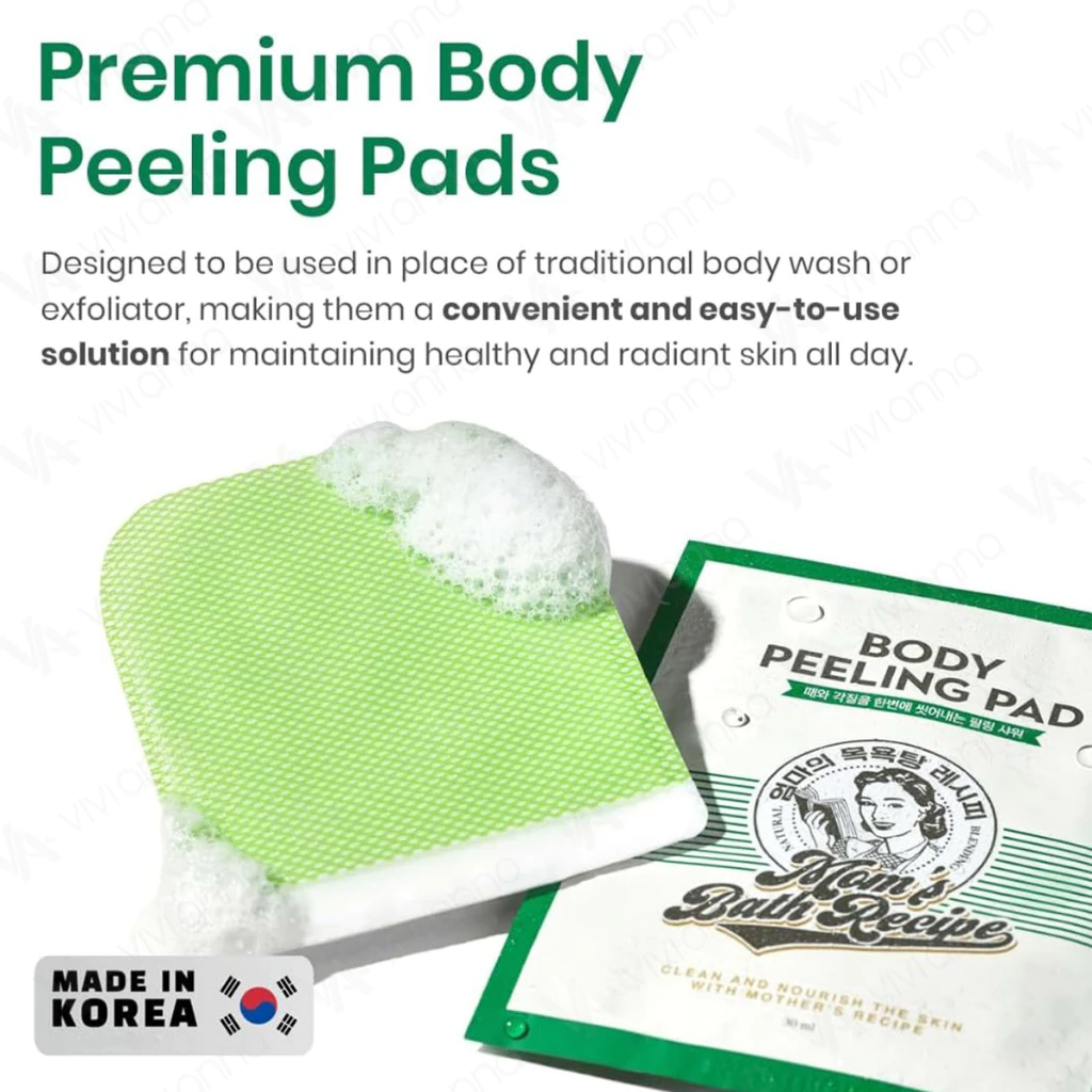 Moms Bath Recipe Body Peeling Pad 8PC thumbnail 4