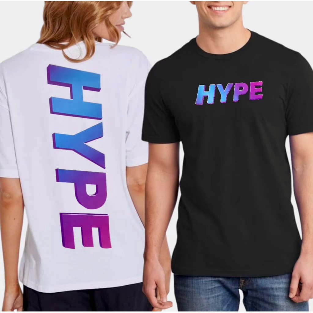 HYPE เสื้อยืด 100% COTTON...2y= 6xL Baju