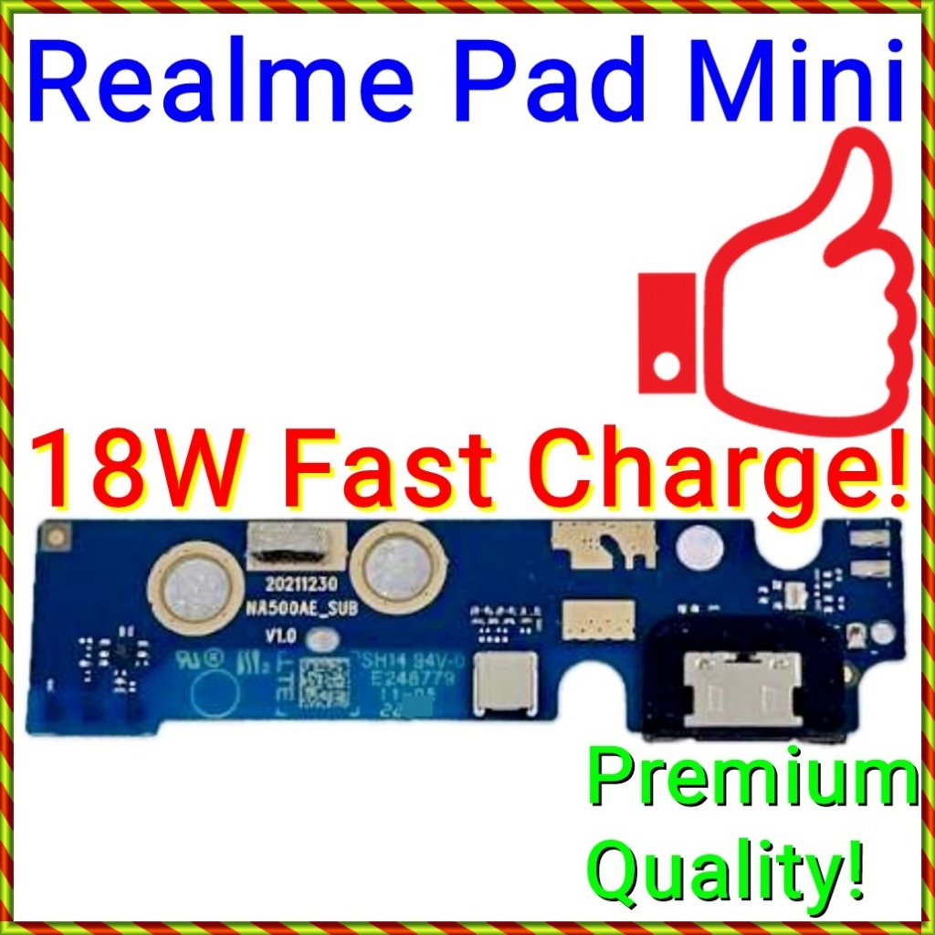ใหม่พอร์ตชาร์จ FULL IC SUB Board MIC สําหรับ Realme Pad Mini Wifi /RMP2105 RMP2106