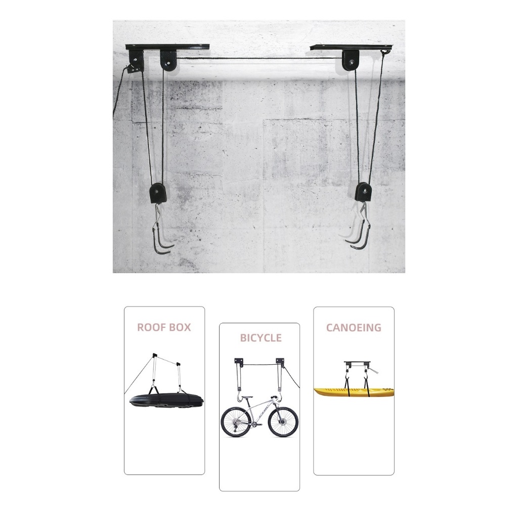 Roofbox Hanger/Kayak Hanger/ที่แขวนจักรยาน/รอกอเนกประสงค์/Kayak, กล่องหลังคา, รอกแขวนแคนู