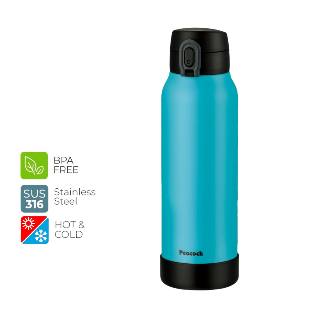 นกยูง Japan One Touch Sport Bottle 0.8L