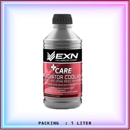 EXN RADIATOR COOLANT - +CARE RADIATOR COOLANT FIGHTING GRED 50% (สีแดง) - 1 LITER