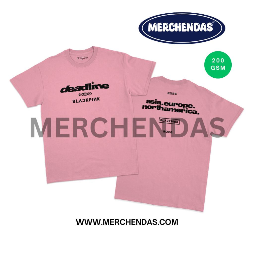 เสื้อยืดทัวร์โลกของ BLACKPINK Deadline