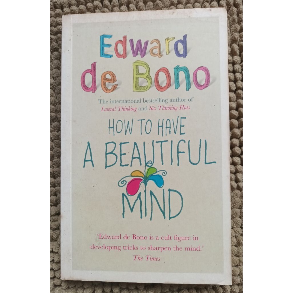 สั่งซื้อล่วงหน้า HOW TO HAVE A BEAUTIFUL MIND Edward de bono