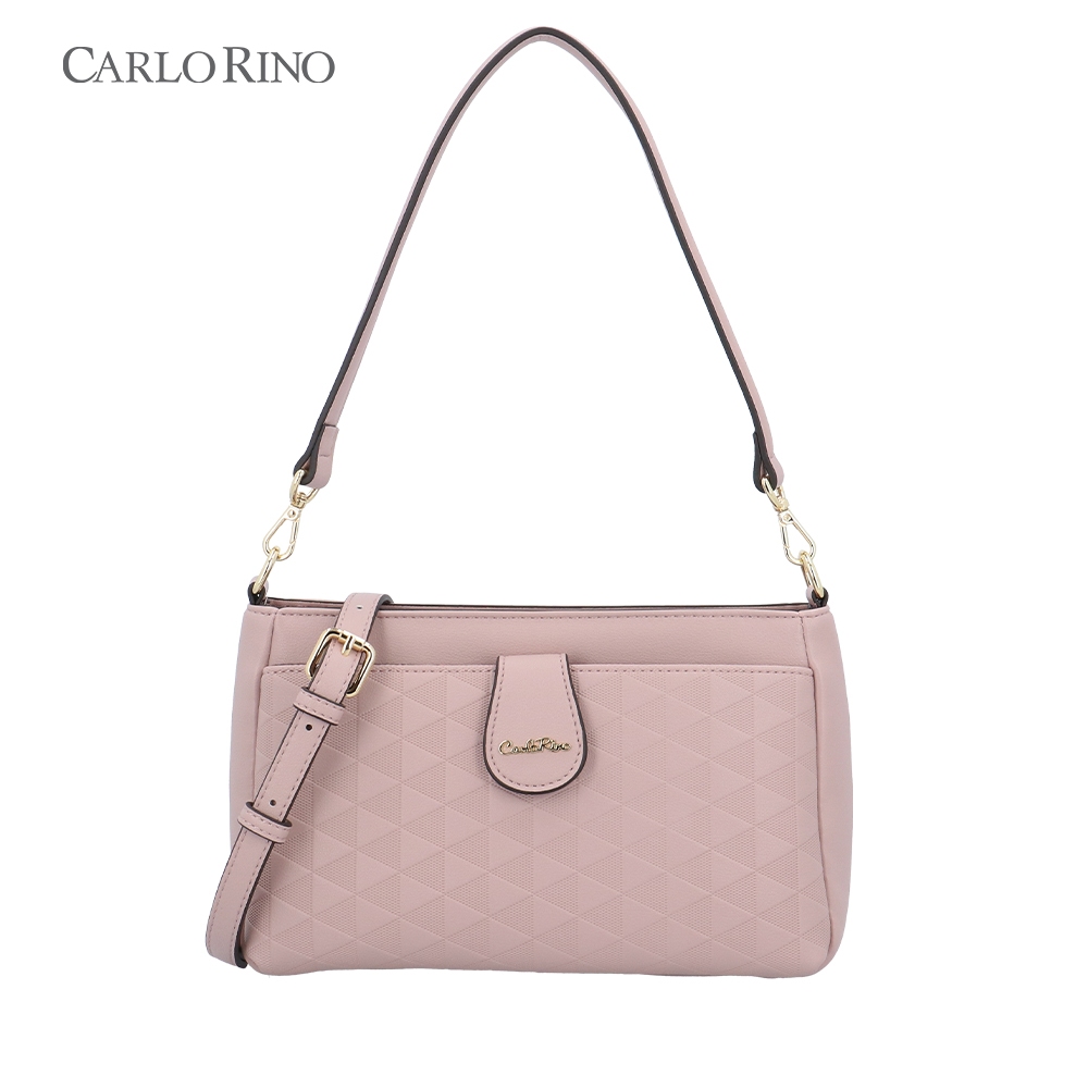Carlo Rino Megan Top Handle Bag - Taupe