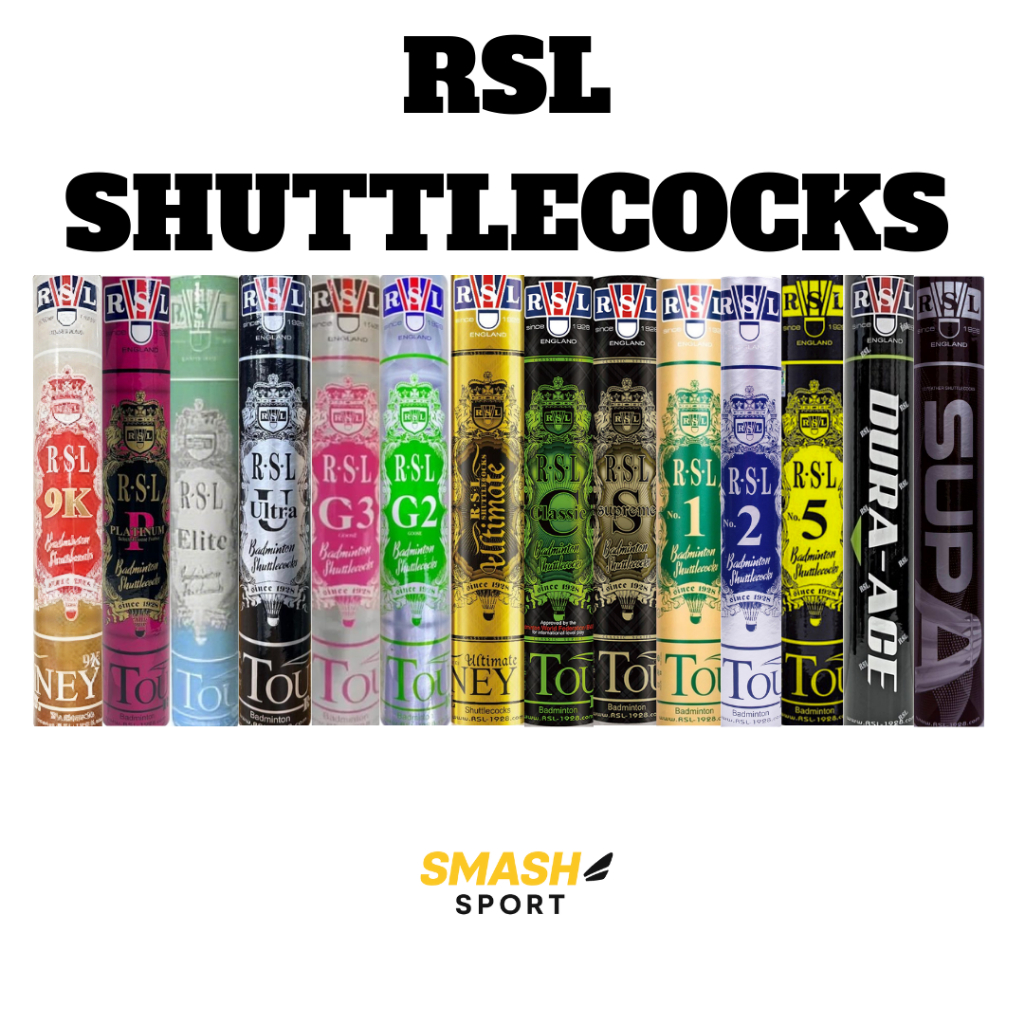 RSL SHUTTLECOCKS (ULTIMATE/SUPREME/CLASSIC/G2/G3/ULTRA/TITANIUM/NO1/NO2/NO5) ลูกขนไก่ SPEED 77