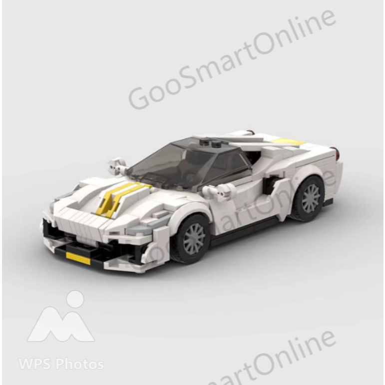 MOC รถบล็อกตัวต่อ Ferrari 488 Pista