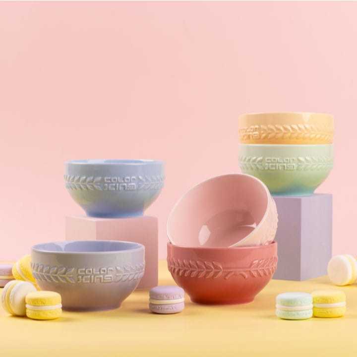 COLOR KING MACAROON SERIES LUXE COLLECTION 6 ชิ้น พร้อมกล่อง(BOWL)